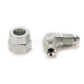 White zinc, yellow zinc fittings high quality JIC swivel hose nipple adapter hydraulic parts